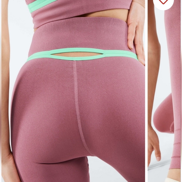 NWOT•Fabletics high-waisted cut-out leggings (L) - Picture 3 of 10